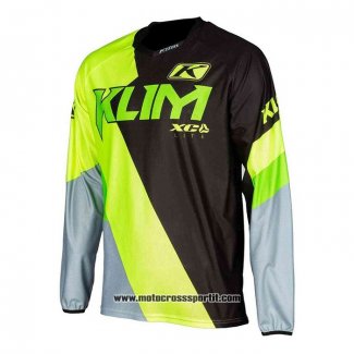 2020 Motocross Ciclismo Maglie Klim Manica Lunga Giallo