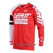 2020 Motocross Ciclismo Maglie Leatt Manica Lunga Rosso