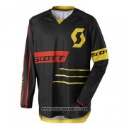 2020 Motocross Ciclismo Maglie Scott Manica Lunga Nero