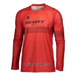 2020 Motocross Ciclismo Maglie Scott Manica Lunga Rosso