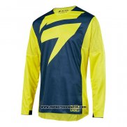 2020 Motocross Ciclismo Maglie Shift Manica Lunga Giallo