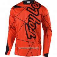 2020 Motocross Ciclismo Maglie TLD Manica Lunga Arancione