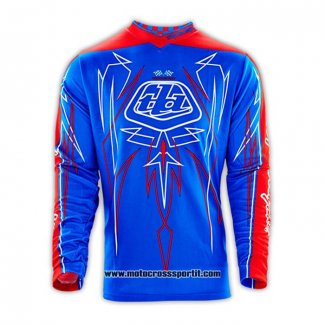 2020 Motocross Ciclismo Maglie TLD Manica Lunga Blu Rosso