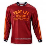 2020 Motocross Ciclismo Maglie TLD Manica Lunga Rosso