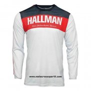 2020 Motocross Ciclismo Maglie Thor Manica Lunga Bianco