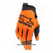 2021 Motocross Ciclismo Alpinestars Guanti Dita Lunghe Arancione