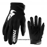 2021 Motocross Ciclismo Thor Guanti Dita Lunghe Nero