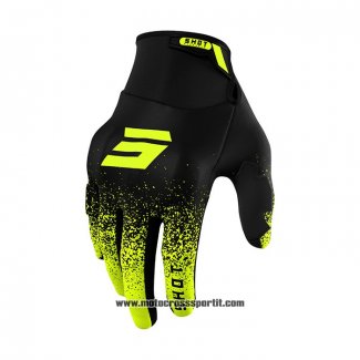 2021 Shot Motocross Ciclismo Guanti Dita Lunghe Giallo