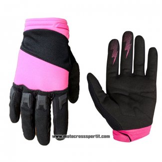 2020 Motocross Ciclismo Guanti Dita Lunghe Rosa