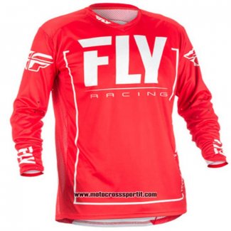 2020 Motocross Ciclismo Maglie FLY Manica Lunga Rosso