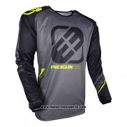 2020 Motocross Ciclismo Maglie Freegun Manica Lunga Grigio