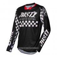 2020 Motocross Ciclismo Maglie Just 1 Manica Lunga Nero