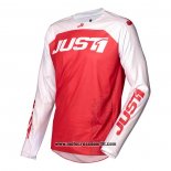 2020 Motocross Ciclismo Maglie Just 1 Manica Lunga Rosso