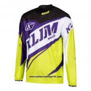 2020 Motocross Ciclismo Maglie Klim Manica Lunga Giallo