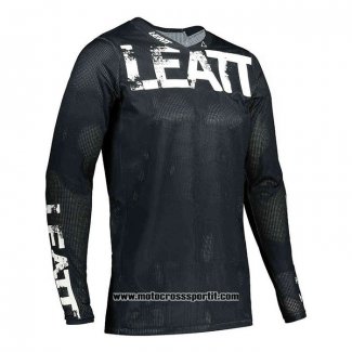 2020 Motocross Ciclismo Maglie Leatt Manica Lunga Nero