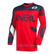 2020 Motocross Ciclismo Maglie Oneal Manica Lunga Rosso