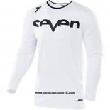 2020 Motocross Ciclismo Maglie Seven Manica Lunga Bianco