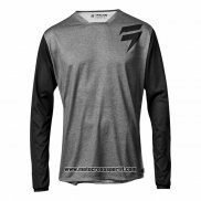 2020 Motocross Ciclismo Maglie Shift Manica Lunga Grigio