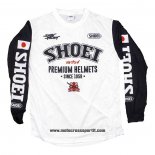 2020 Motocross Ciclismo Maglie Shoei Manica Lunga Bianco Nero