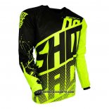 2020 Motocross Ciclismo Maglie Shot Manica Lunga Nero Giallo