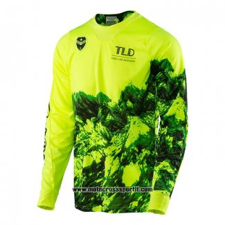 2020 Motocross Ciclismo Maglie TLD Manica Lunga Giallo