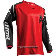 2020 Motocross Ciclismo Maglie Thor Manica Lunga Rosso